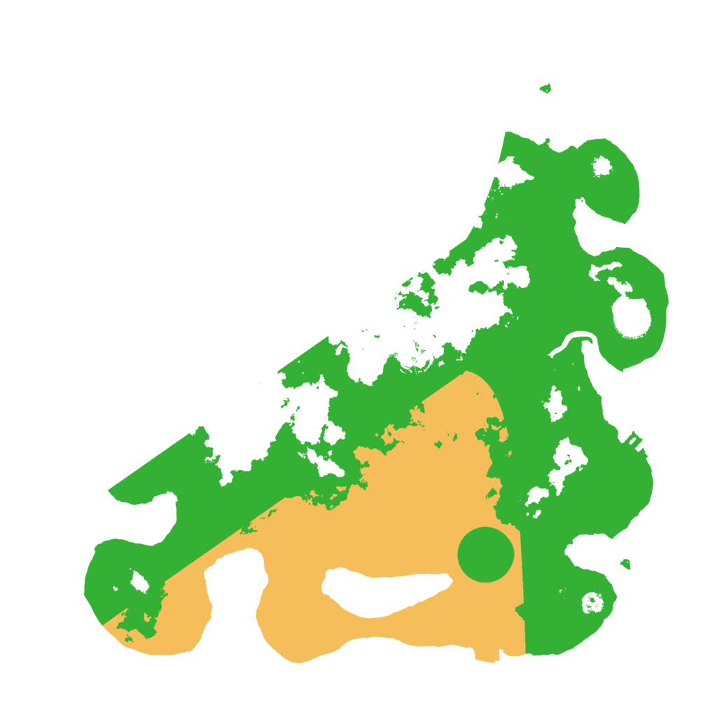 Biome Rust Map: Procedural Map, Size: 3400, Seed: 23287775