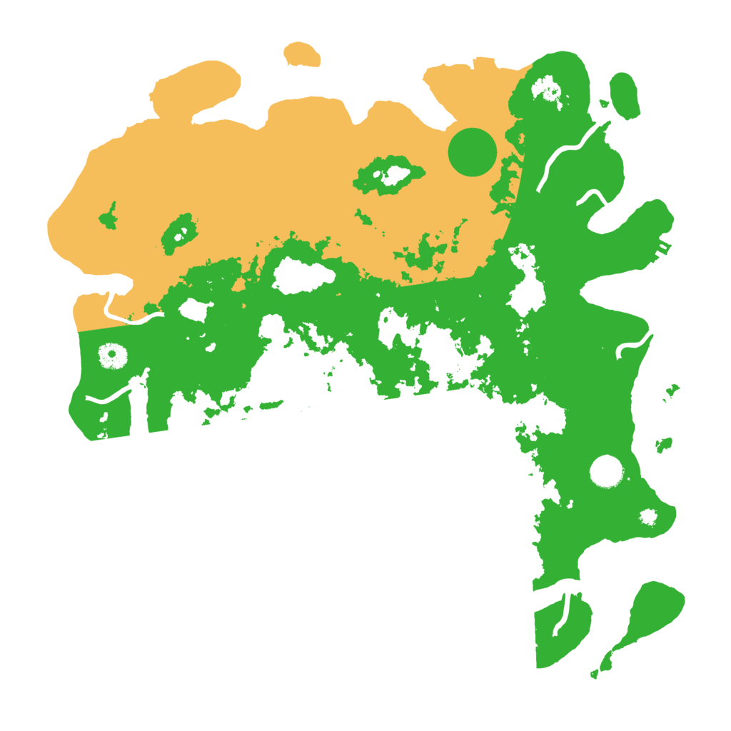 Biome Rust Map: Procedural Map, Size: 3950, Seed: 81668467