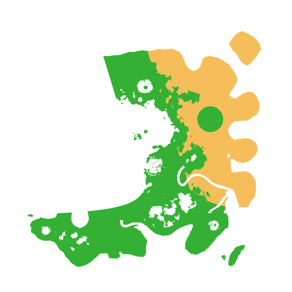 Biome Rust Map: Procedural Map, Size: 3000, Seed: 496567948