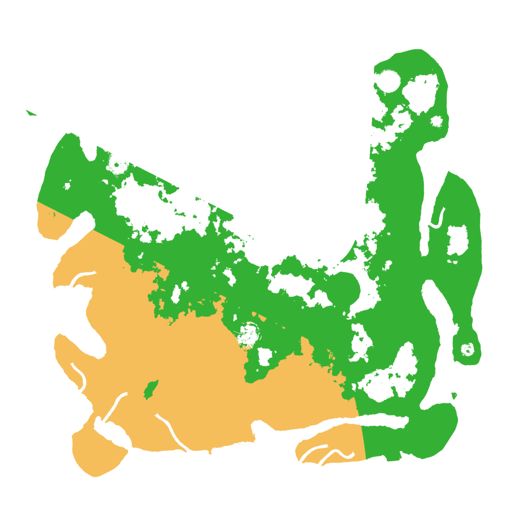 Biome Rust Map: Procedural Map, Size: 3950, Seed: 64167886