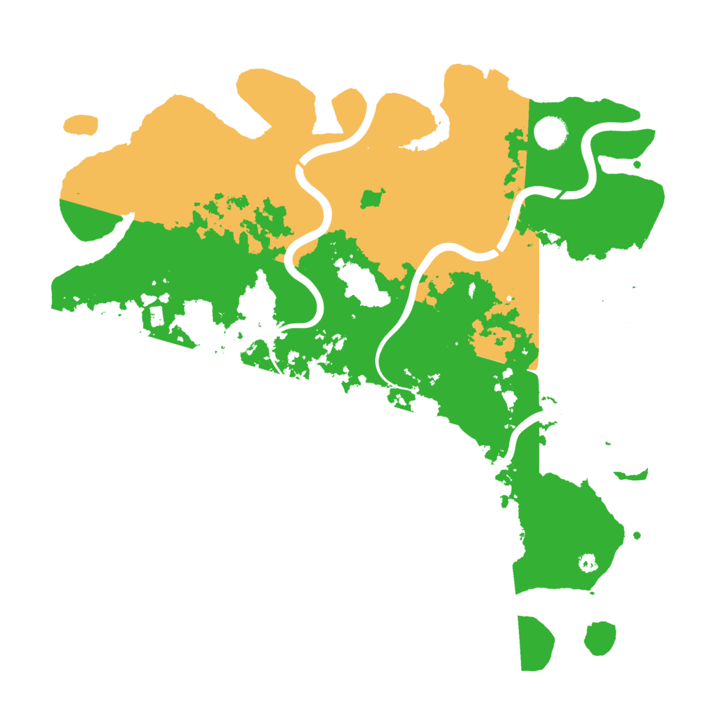 Biome Rust Map: Procedural Map, Size: 3850, Seed: 619960800