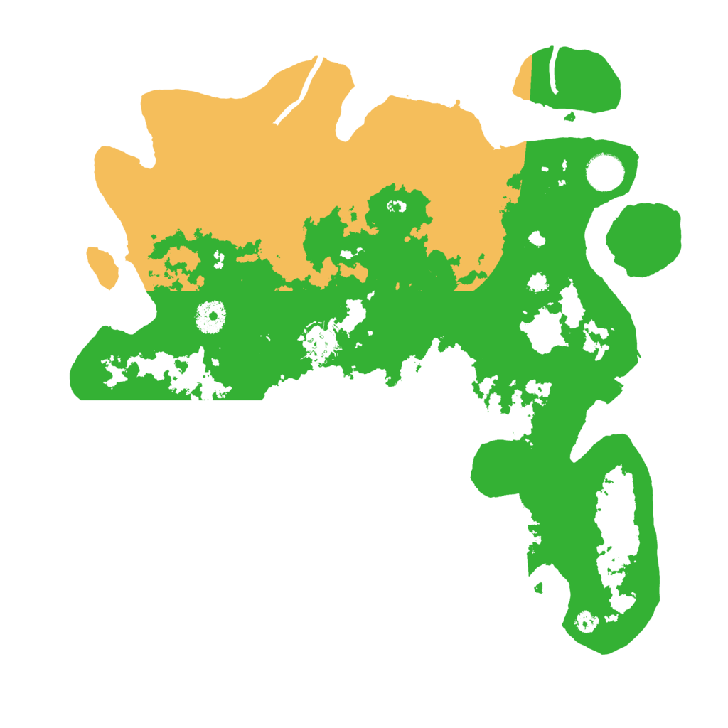 Biome Rust Map: Procedural Map, Size: 3450, Seed: 45996195
