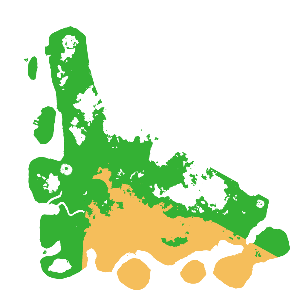 Biome Rust Map: Procedural Map, Size: 3950, Seed: 26219115