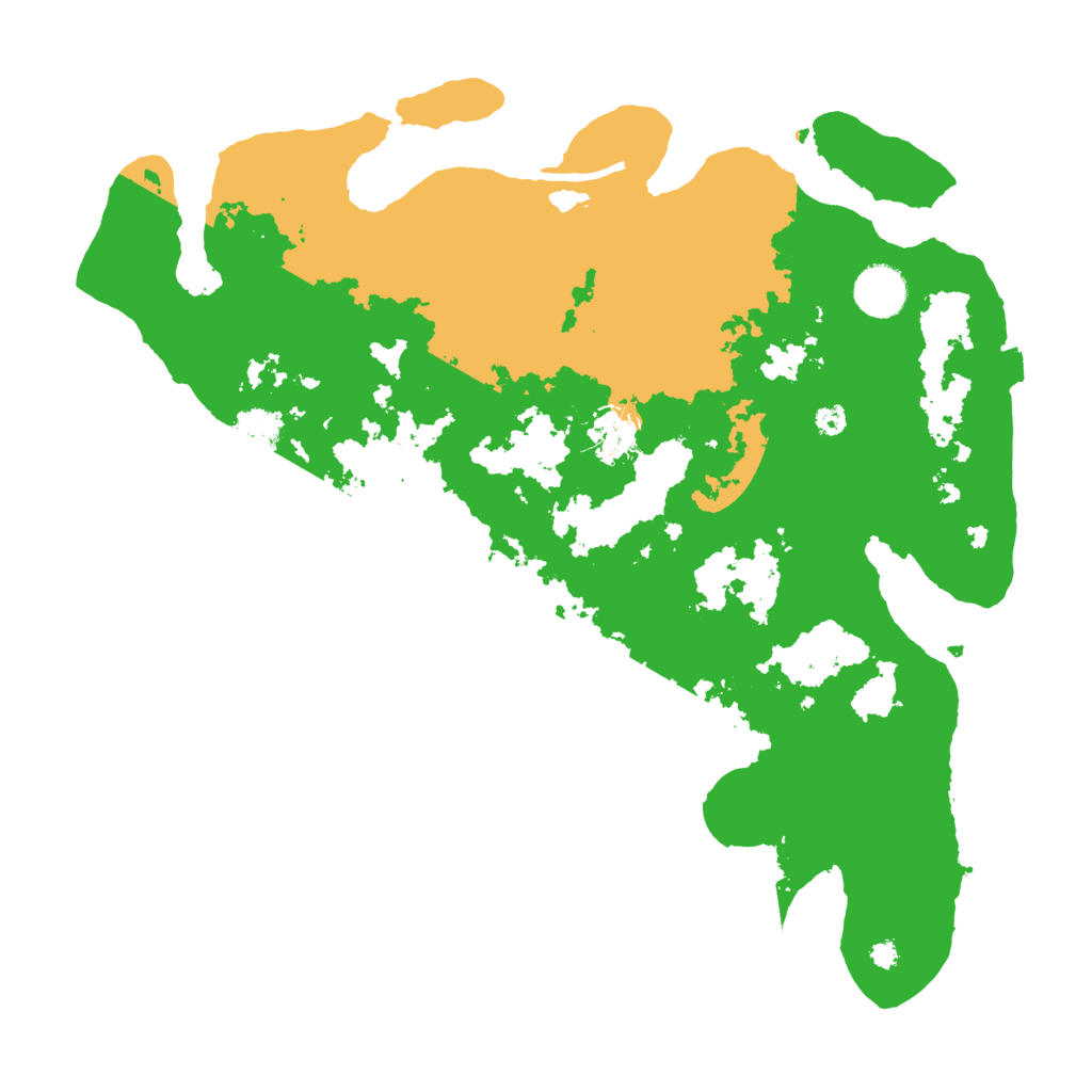 Biome Rust Map: Procedural Map, Size: 3650, Seed: 33067132