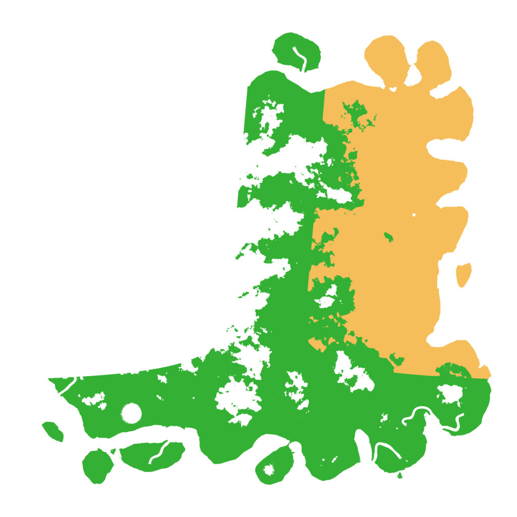 Biome Rust Map: Procedural Map, Size: 4500, Seed: 250574196