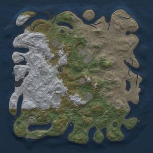 Thumbnail Rust Map: Procedural Map, Size: 4500, Seed: 57241, 17 Monuments