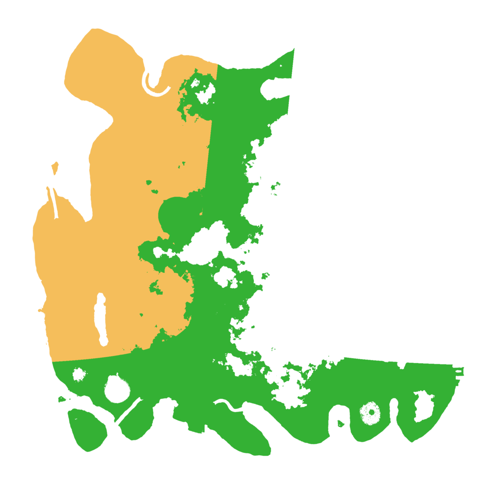 Biome Rust Map: Procedural Map, Size: 3500, Seed: 19528