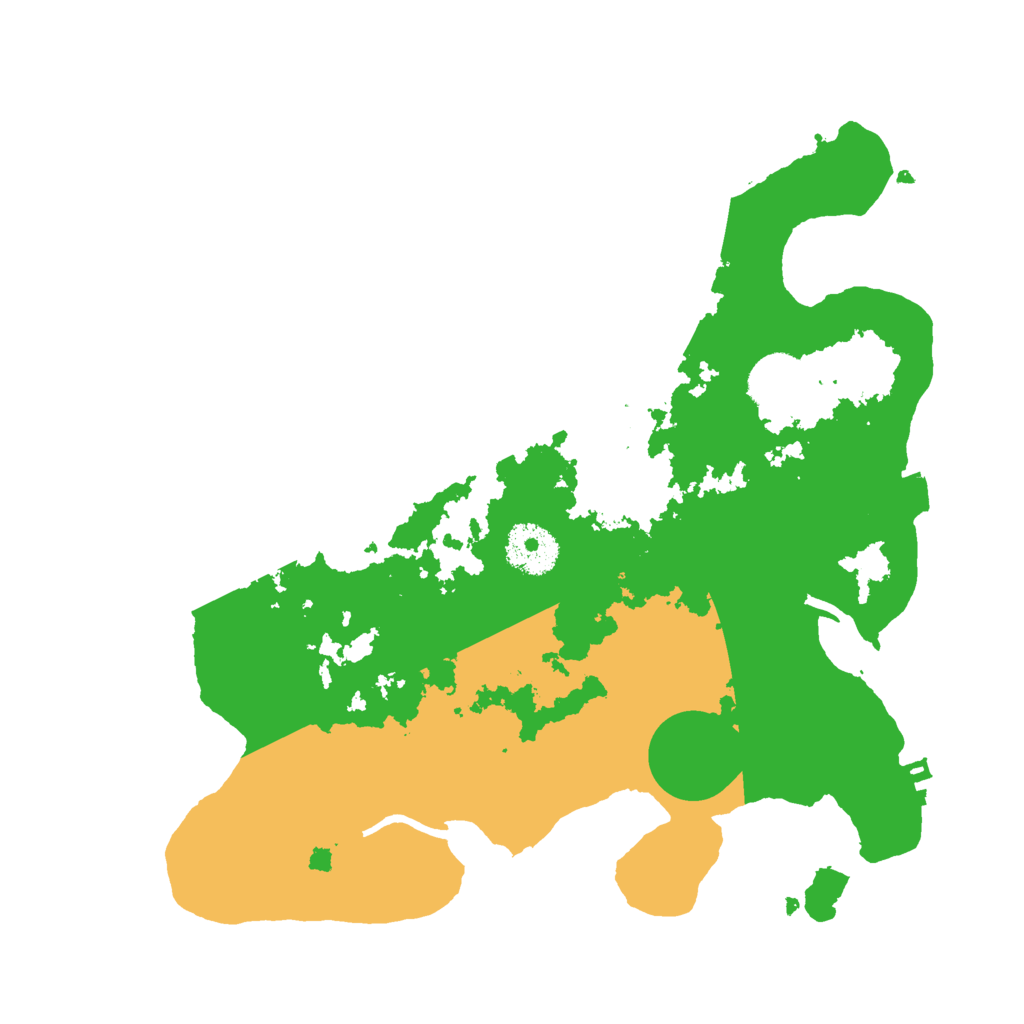 Biome Rust Map: Procedural Map, Size: 3000, Seed: 67425654