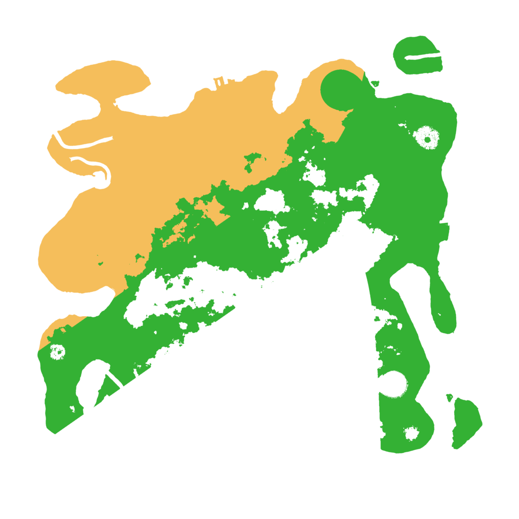 Biome Rust Map: Procedural Map, Size: 3400, Seed: 21926638