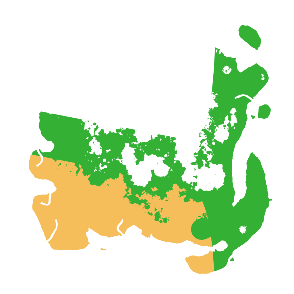 Biome Rust Map: Procedural Map, Size: 3700, Seed: 1857657829