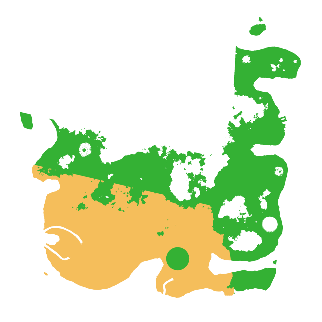 Biome Rust Map: Procedural Map, Size: 3700, Seed: 2046015319