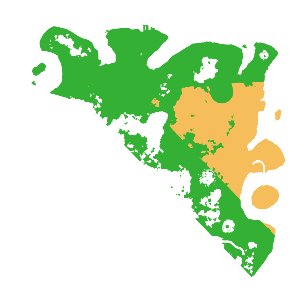 Biome Rust Map: Procedural Map, Size: 3500, Seed: 1688513791