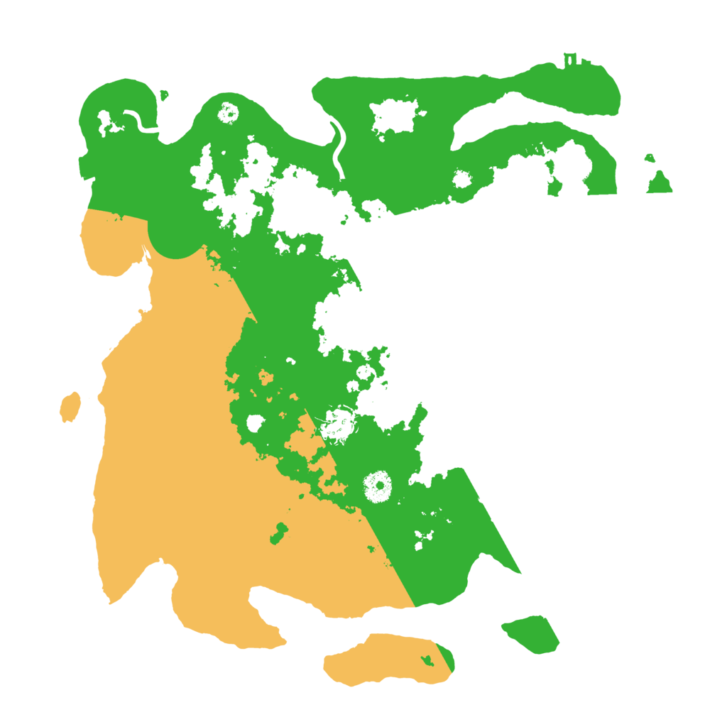 Biome Rust Map: Procedural Map, Size: 3600, Seed: 17826122