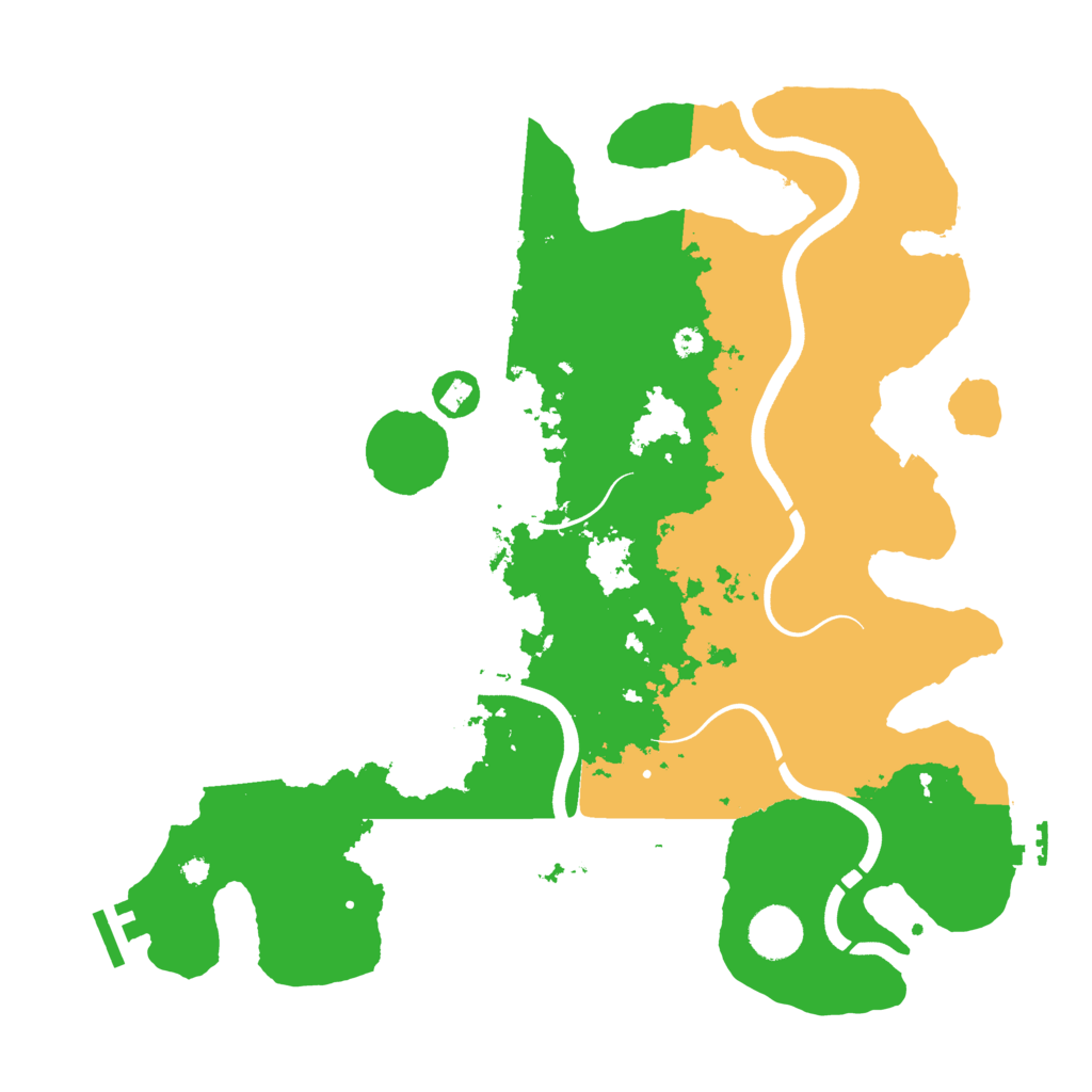 Biome Rust Map: Procedural Map, Size: 3750, Seed: 210667