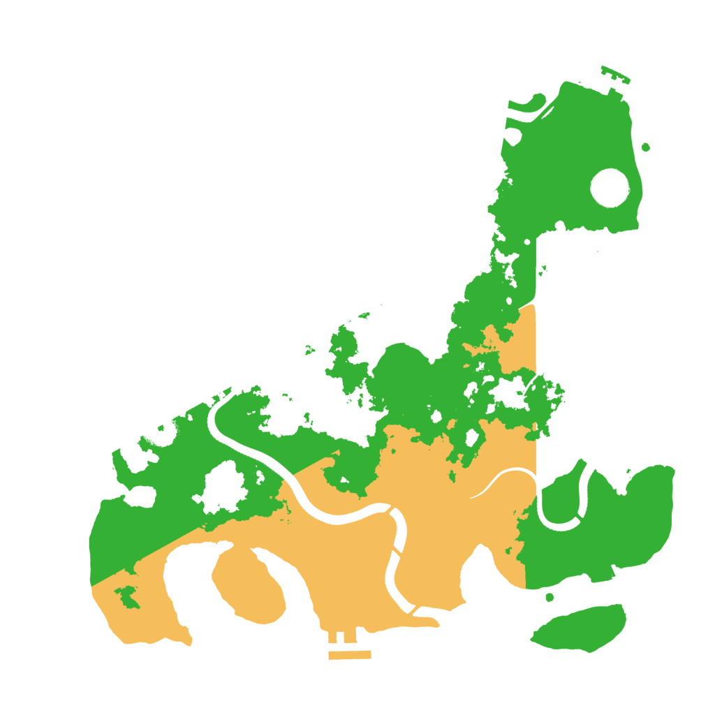 Biome Rust Map: Procedural Map, Size: 3400, Seed: 42774849