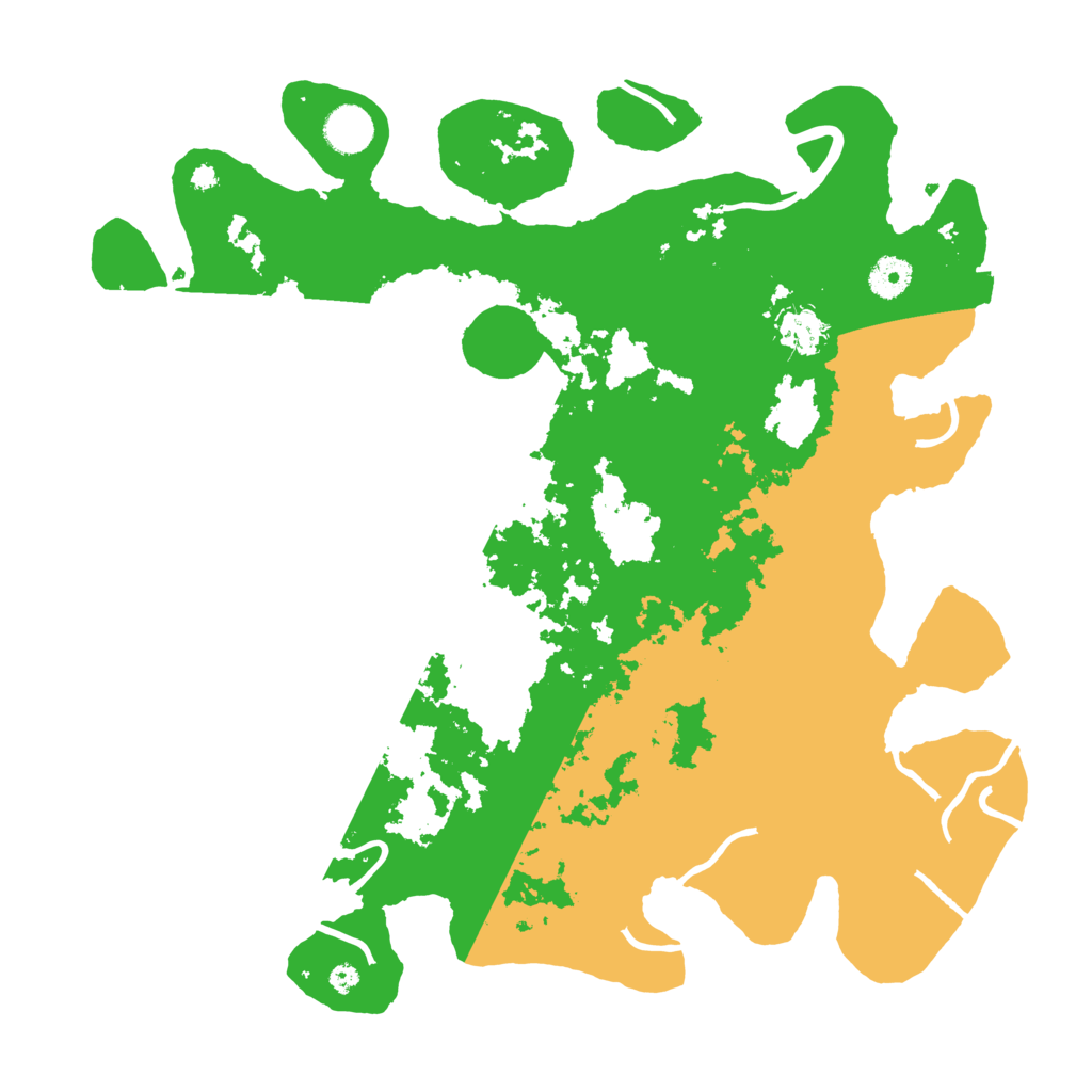 Biome Rust Map: Procedural Map, Size: 3950, Seed: 754039673