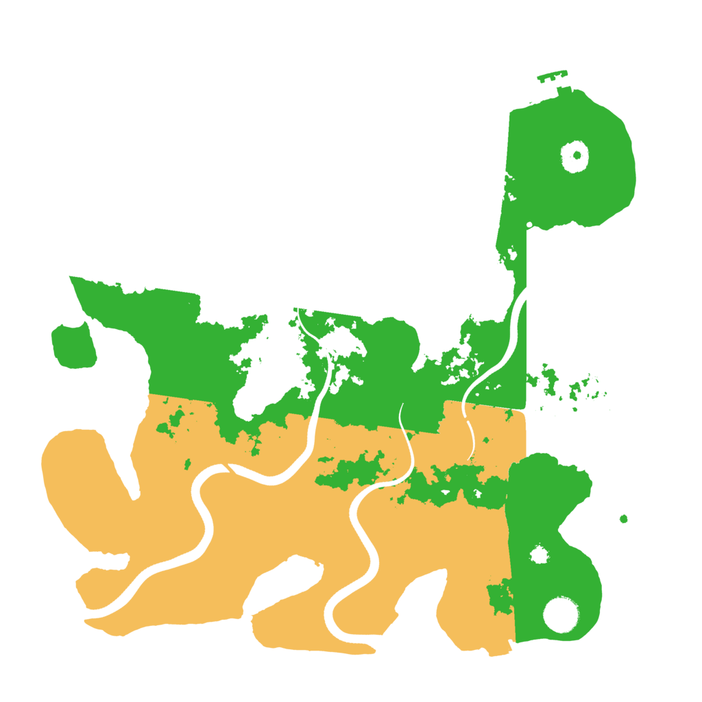 Biome Rust Map: Procedural Map, Size: 3500, Seed: 1314809395