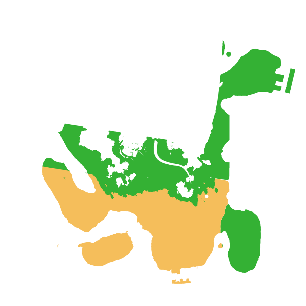 Biome Rust Map: Procedural Map, Size: 2500, Seed: 1471981908