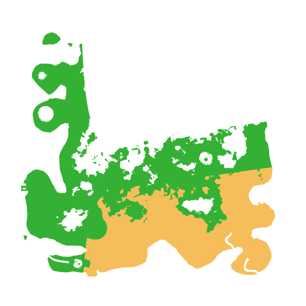 Biome Rust Map: Procedural Map, Size: 3500, Seed: 59978163