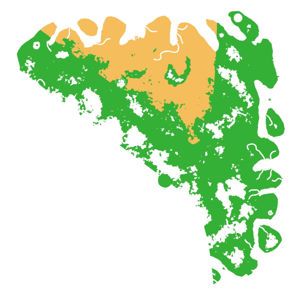 Biome Rust Map: Procedural Map, Size: 6000, Seed: 13856817