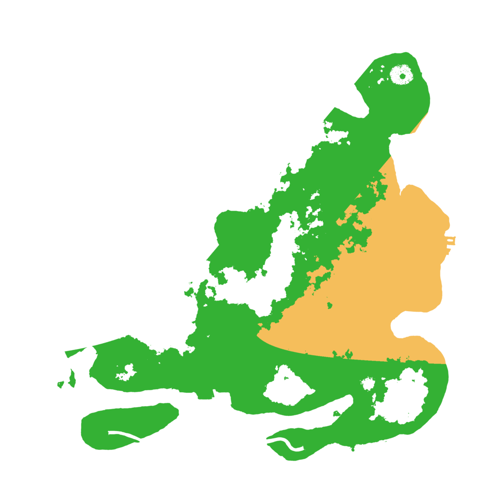 Biome Rust Map: Procedural Map, Size: 3500, Seed: 1406698730