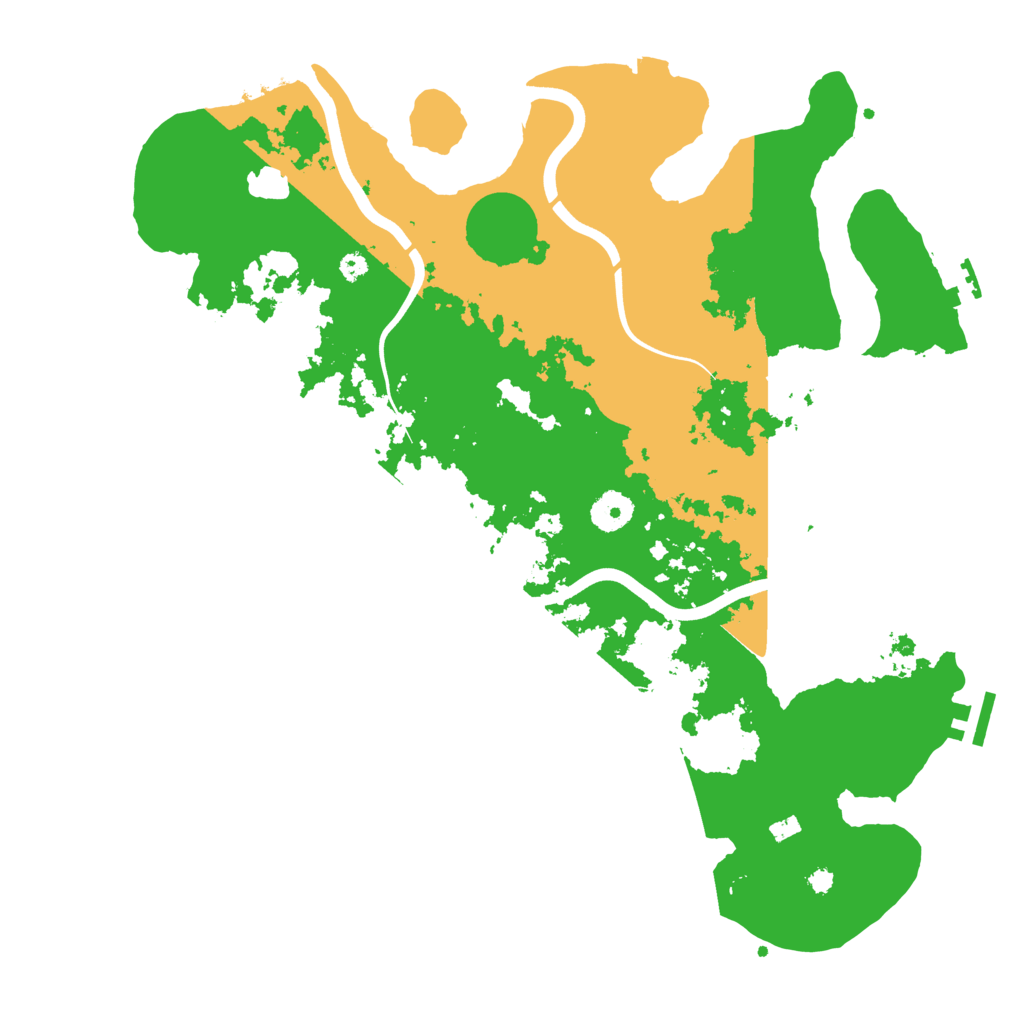 Biome Rust Map: Procedural Map, Size: 3800, Seed: 691217721