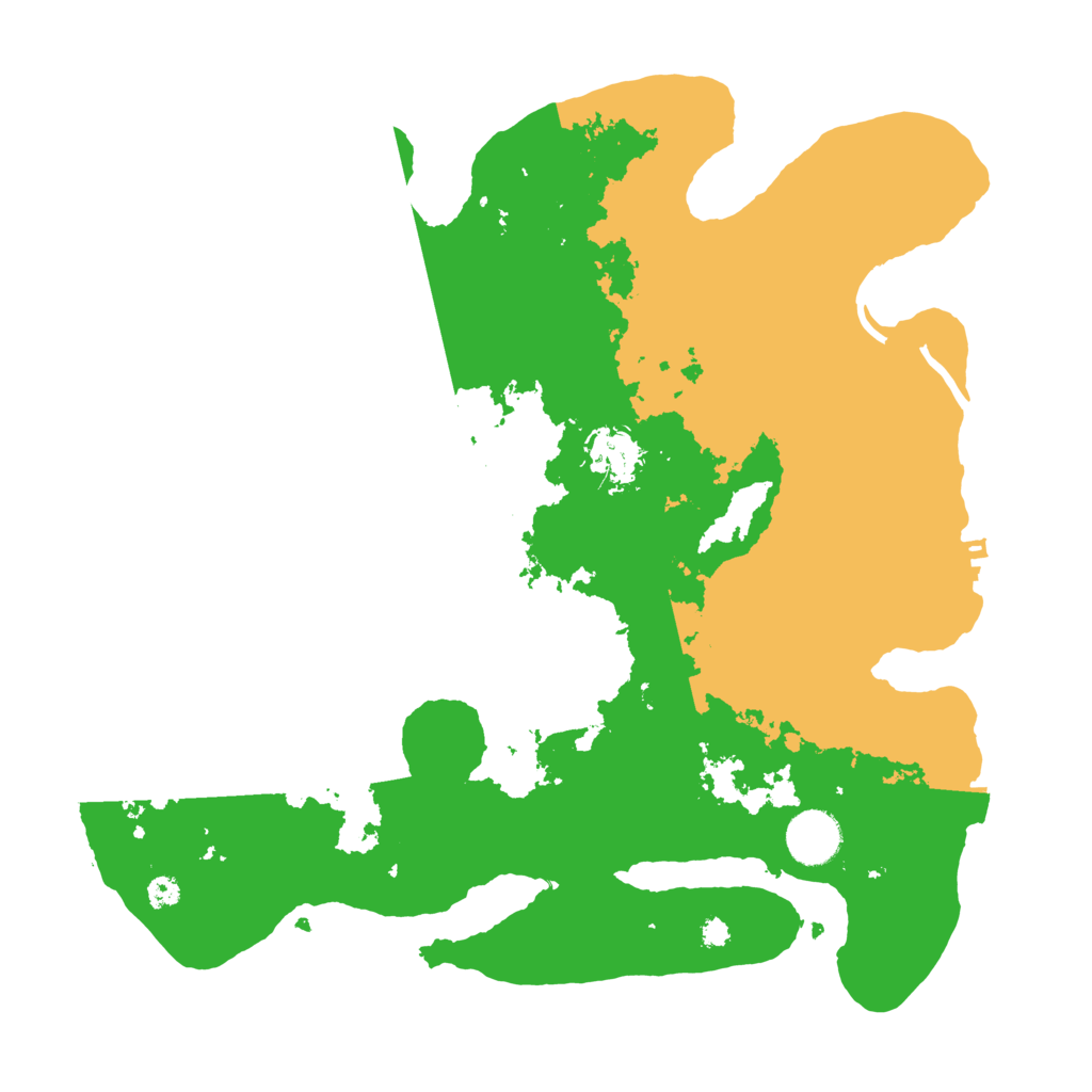 Biome Rust Map: Procedural Map, Size: 3500, Seed: 33374022