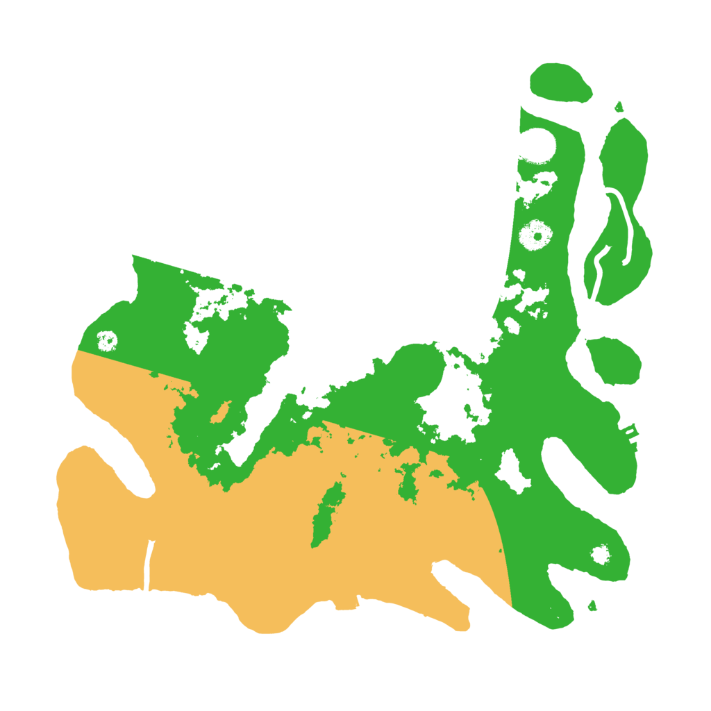 Biome Rust Map: Procedural Map, Size: 3500, Seed: 838263176