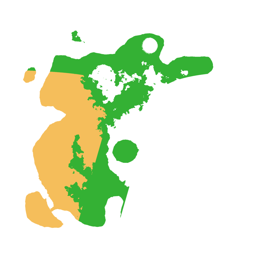 Biome Rust Map: Barren, Size: 3000, Seed: 1999999999