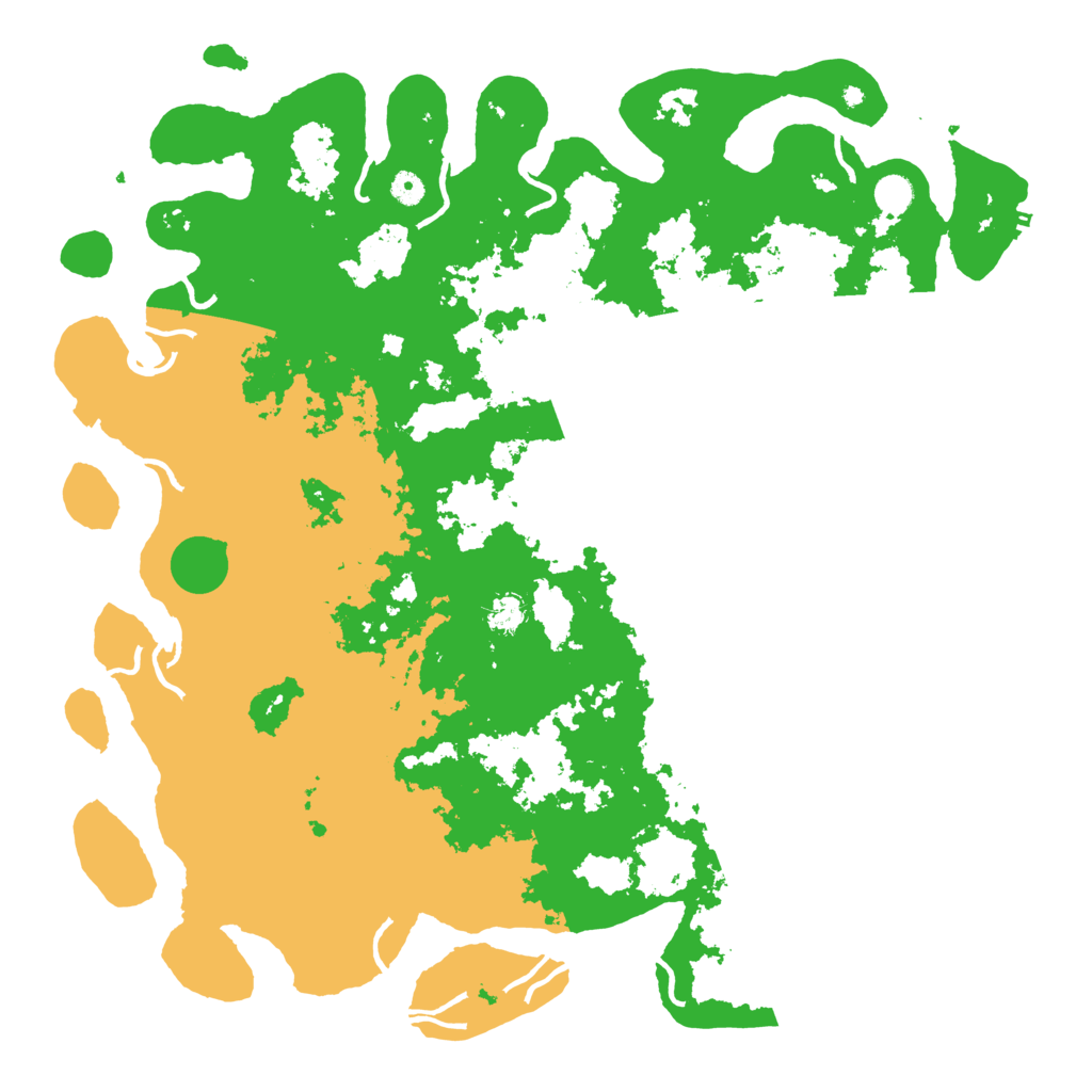 Biome Rust Map: Procedural Map, Size: 5000, Seed: 1484418834