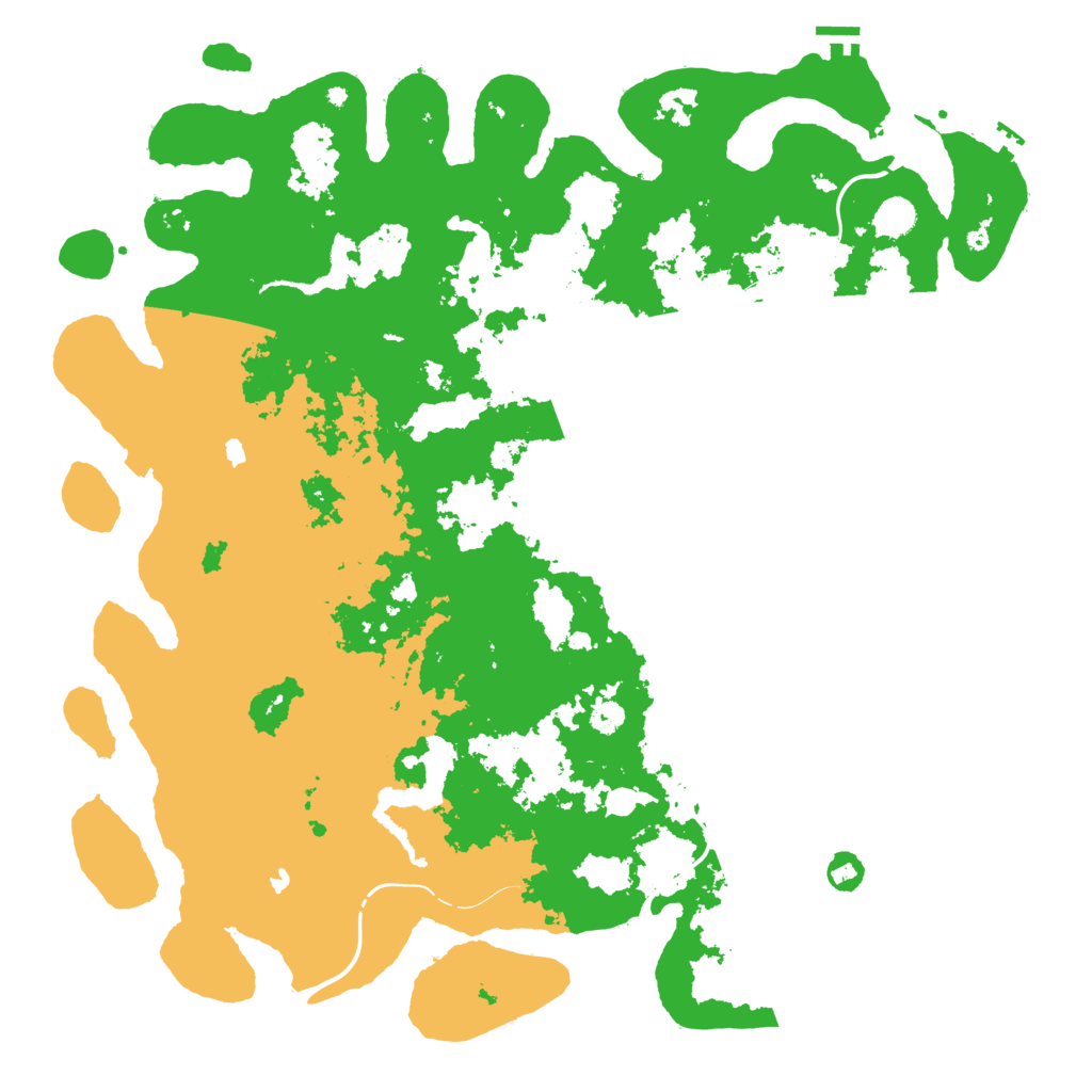 Biome Rust Map: Procedural Map, Size: 5000, Seed: 1484418834