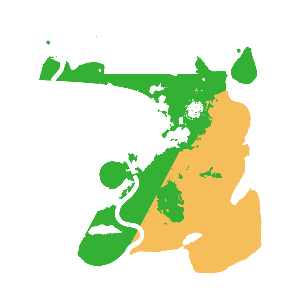 Biome Rust Map: Procedural Map, Size: 3000, Seed: 1693408197