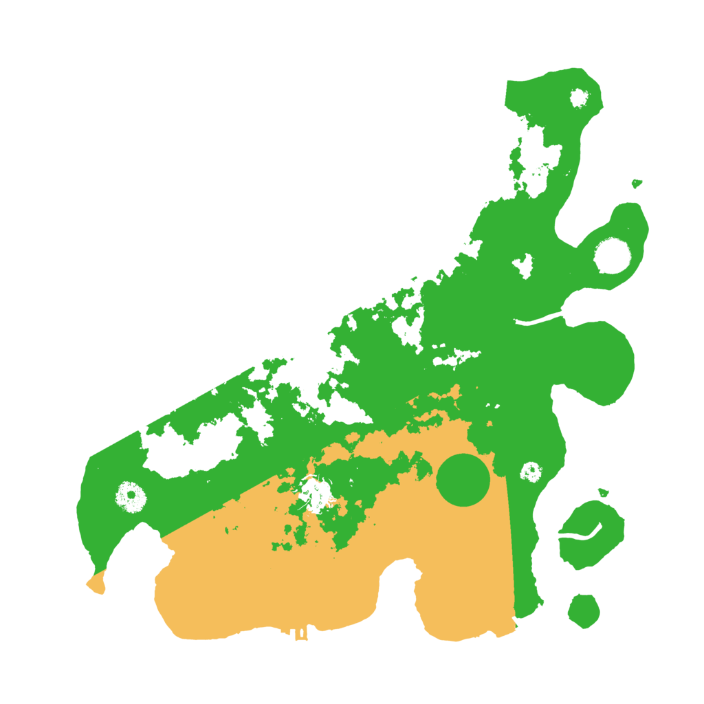 Biome Rust Map: Procedural Map, Size: 3500, Seed: 962861810