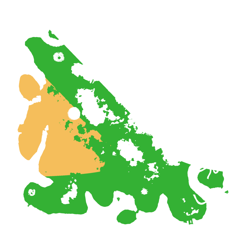 Biome Rust Map: Procedural Map, Size: 3500, Seed: 1343040740