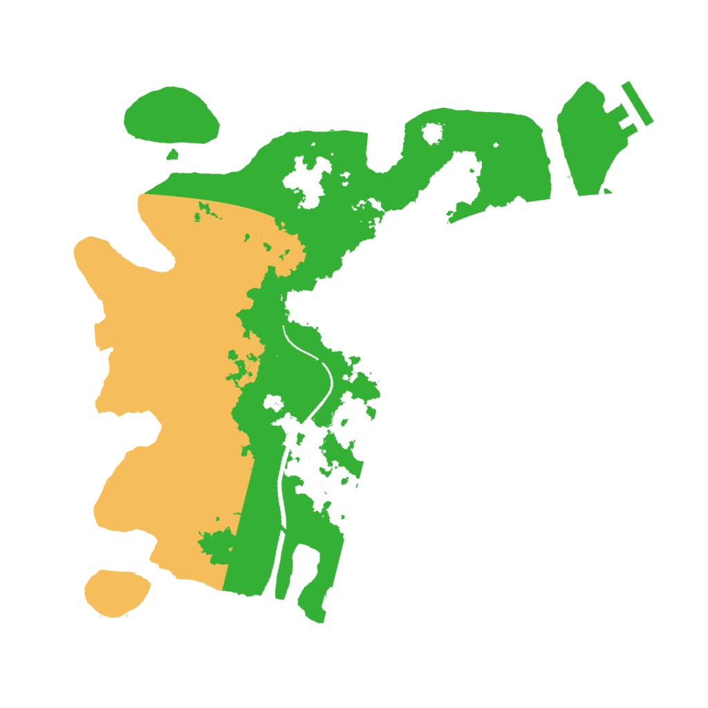 Biome Rust Map: Procedural Map, Size: 3000, Seed: 387593848
