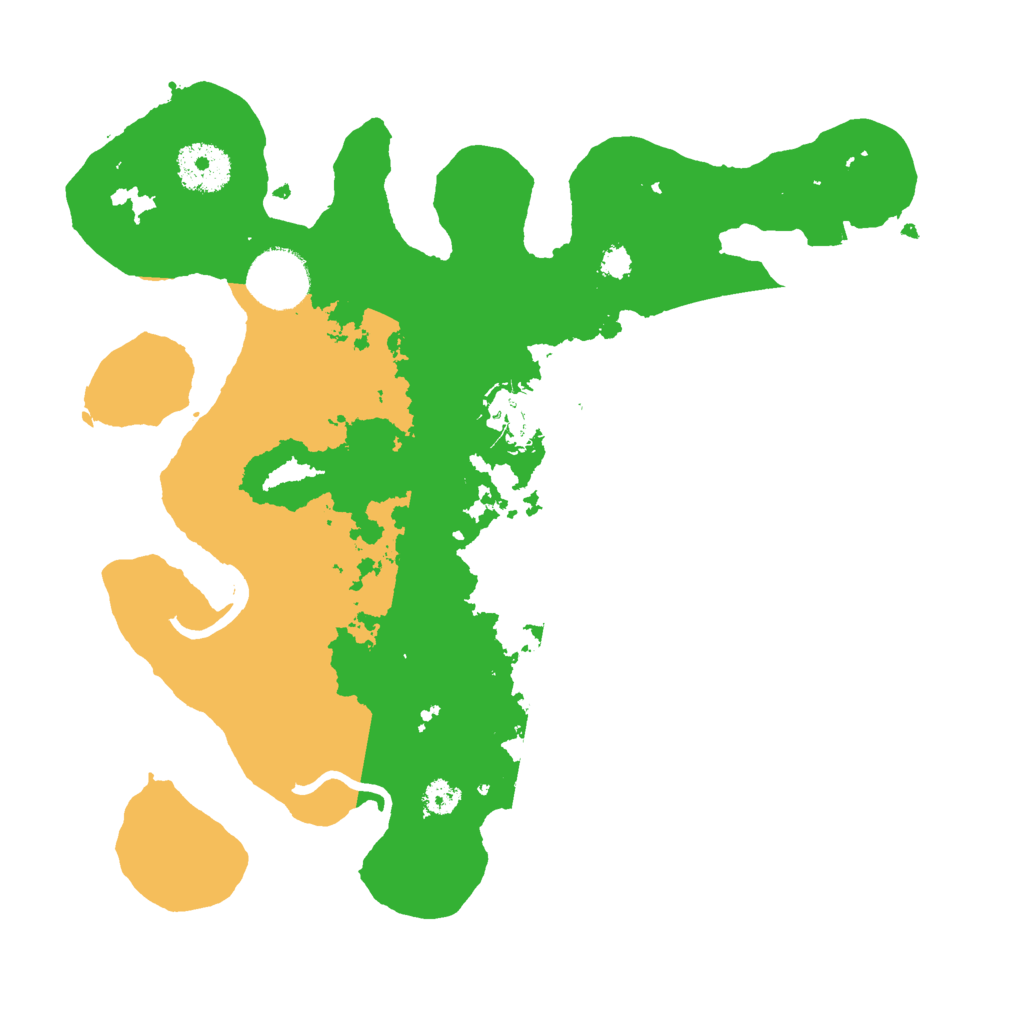 Biome Rust Map: Procedural Map, Size: 3000, Seed: 1116230542