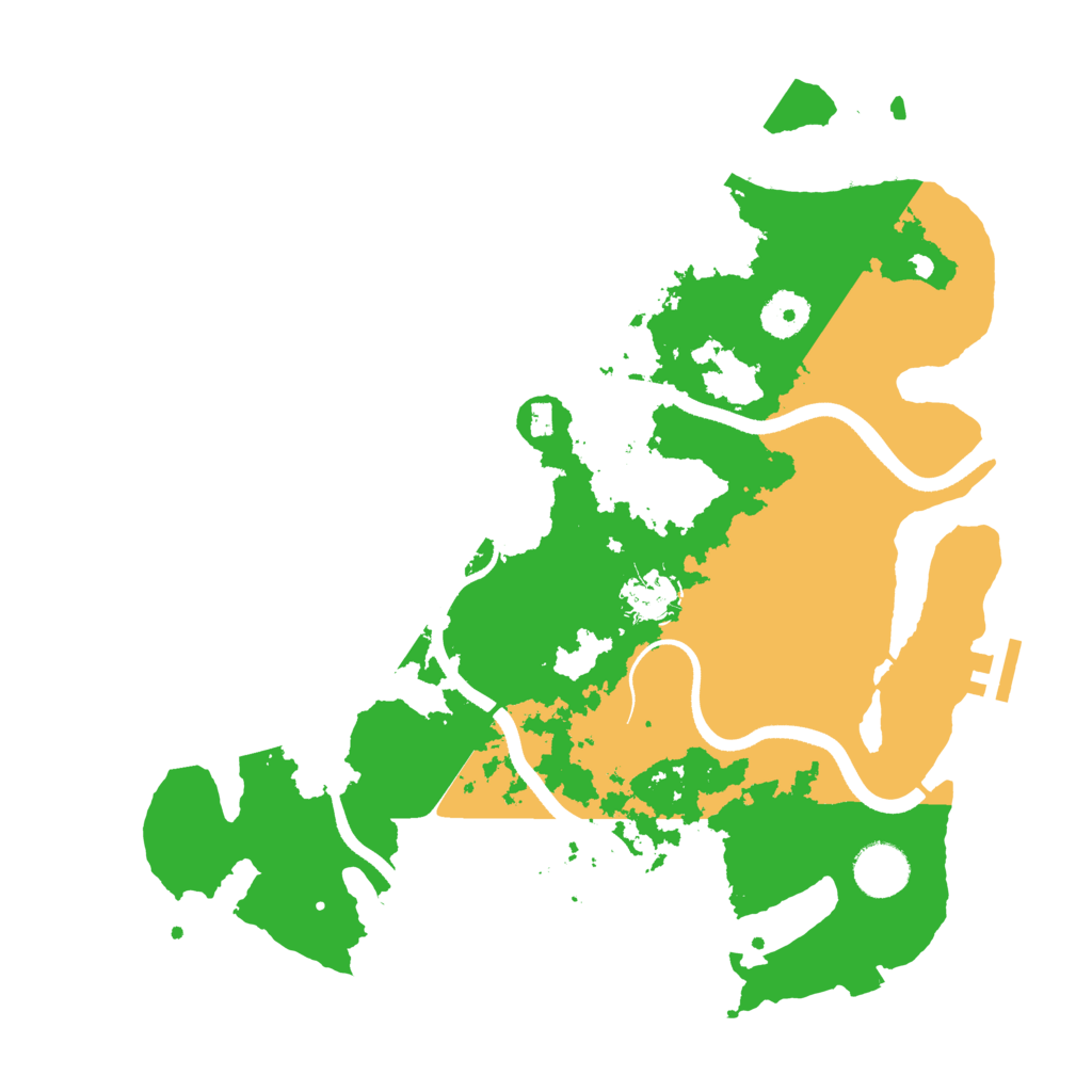 Biome Rust Map: Procedural Map, Size: 3500, Seed: 1334356940