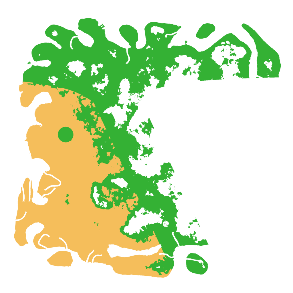 Biome Rust Map: Procedural Map, Size: 5000, Seed: 124422