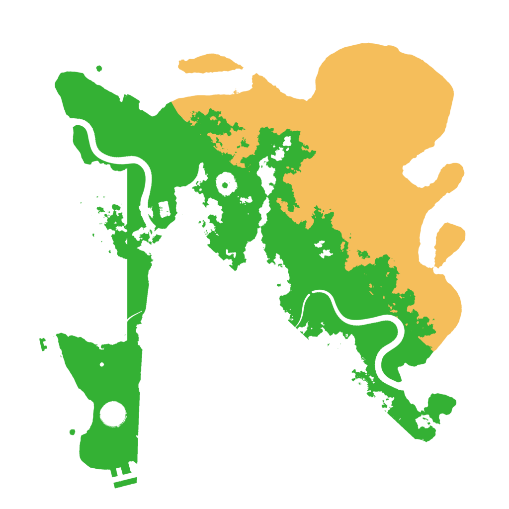 Biome Rust Map: Procedural Map, Size: 3500, Seed: 1601875579