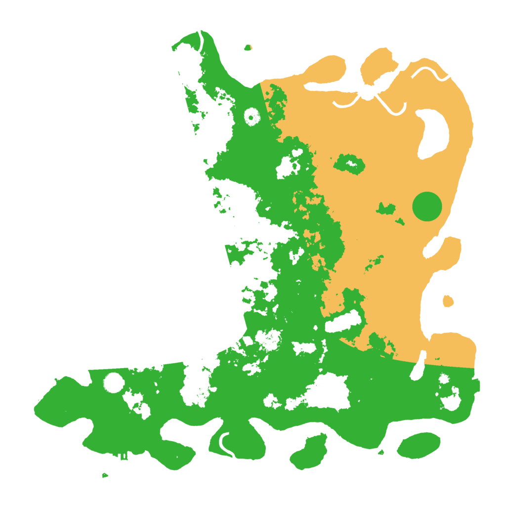 Biome Rust Map: Procedural Map, Size: 4500, Seed: 1999215854