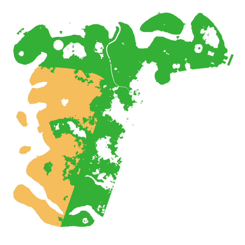 Biome Rust Map: Procedural Map, Size: 4250, Seed: 21443966