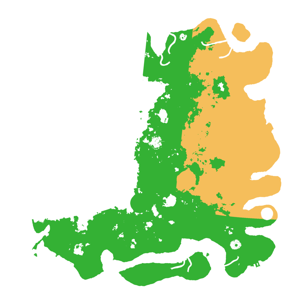 Biome Rust Map: Procedural Map, Size: 4400, Seed: 86256556
