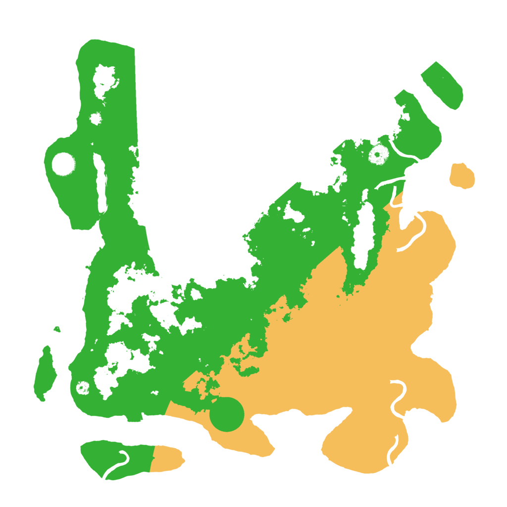 Biome Rust Map: Procedural Map, Size: 3850, Seed: 89173039