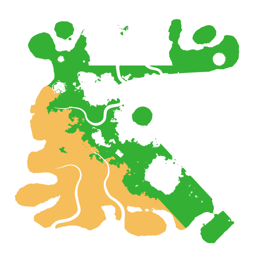 Biome Rust Map: Procedural Map, Size: 3650, Seed: 46123254