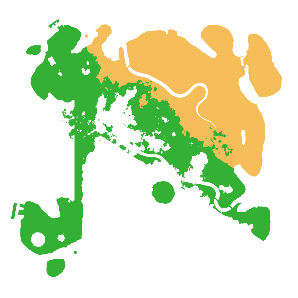 Biome Rust Map: Procedural Map, Size: 3700, Seed: 31498046