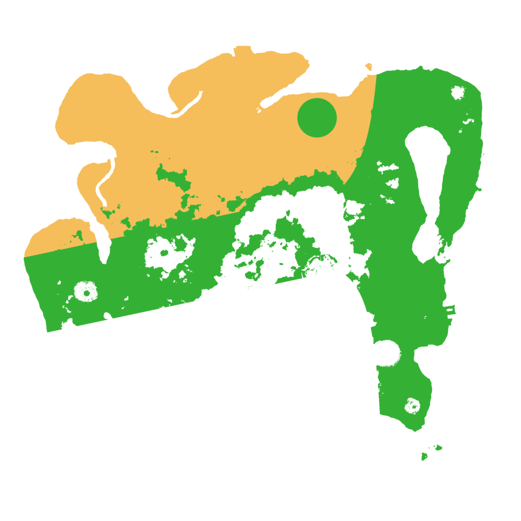 Biome Rust Map: Procedural Map, Size: 3500, Seed: 31319162