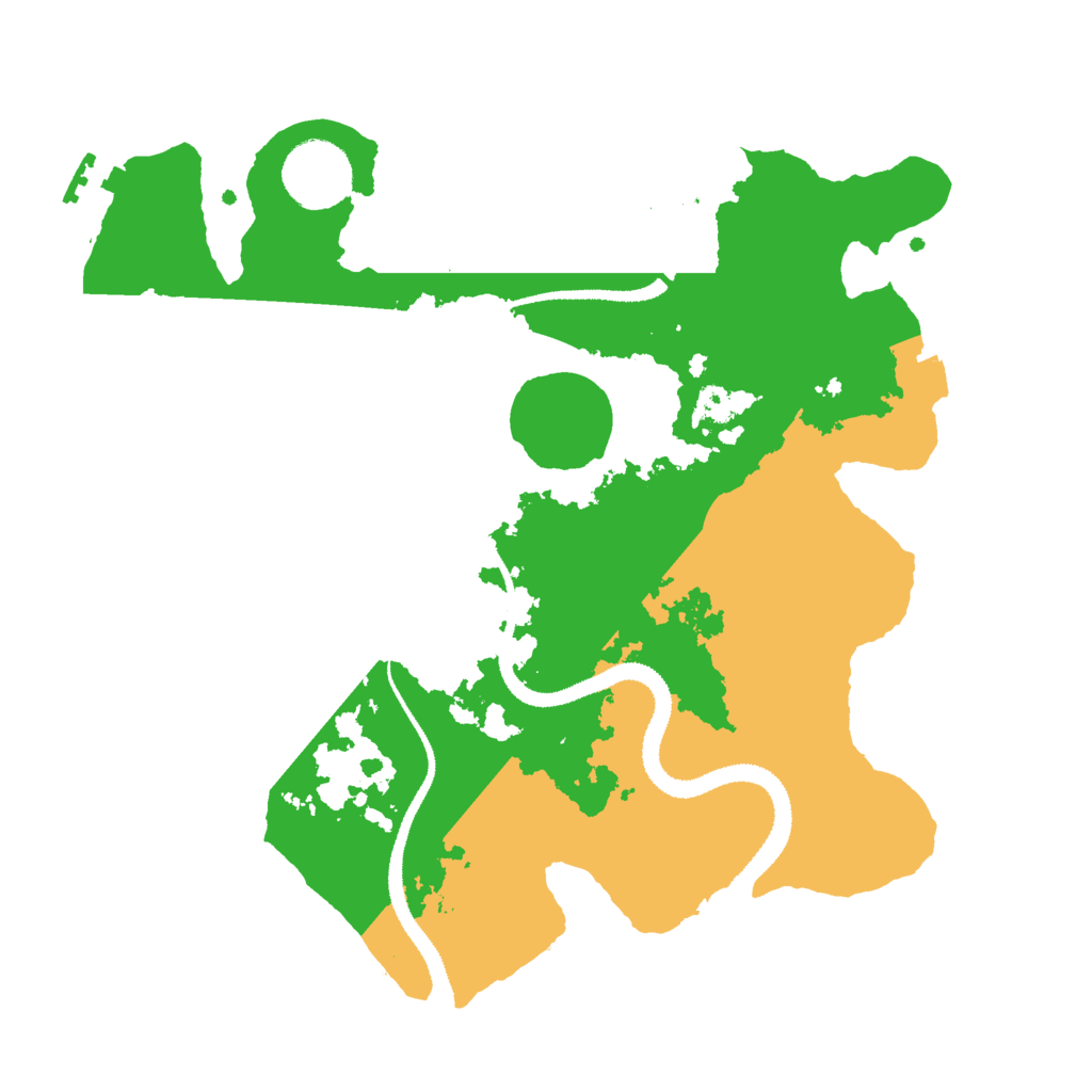 Biome Rust Map: Procedural Map, Size: 3000, Seed: 1645641564