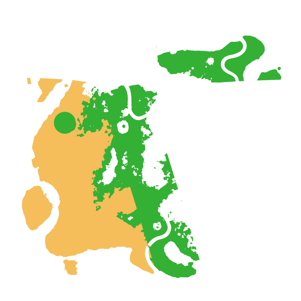 Biome Rust Map: Procedural Map, Size: 3650, Seed: 44240564