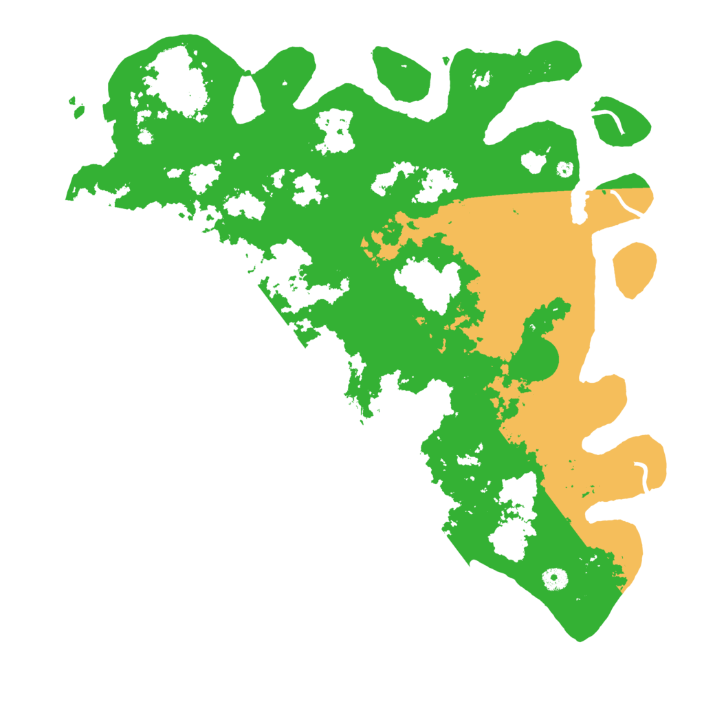Biome Rust Map: Procedural Map, Size: 4400, Seed: 40145386