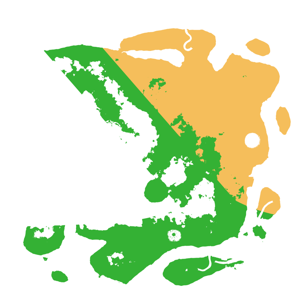 Biome Rust Map: Procedural Map, Size: 3600, Seed: 47205269